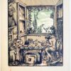 Gabriel BELOT - (Autoportrait de l'artiste dans l'atelier), ca 1920