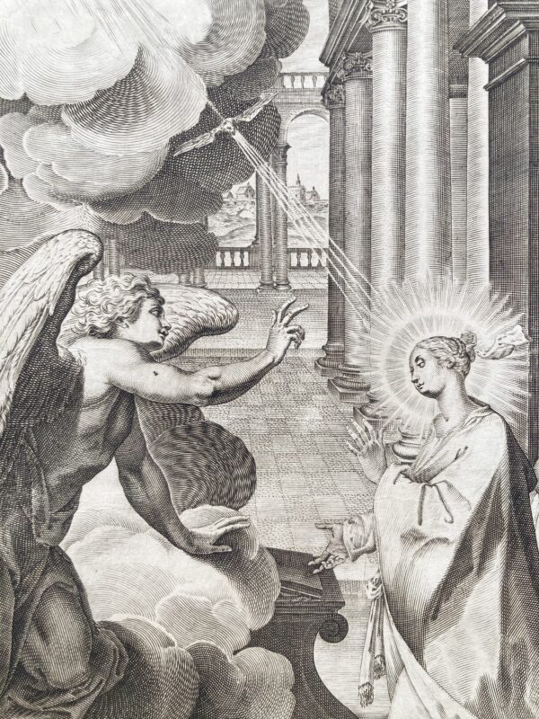 Philippe THOMASSIN - L'Annonciation, 1591