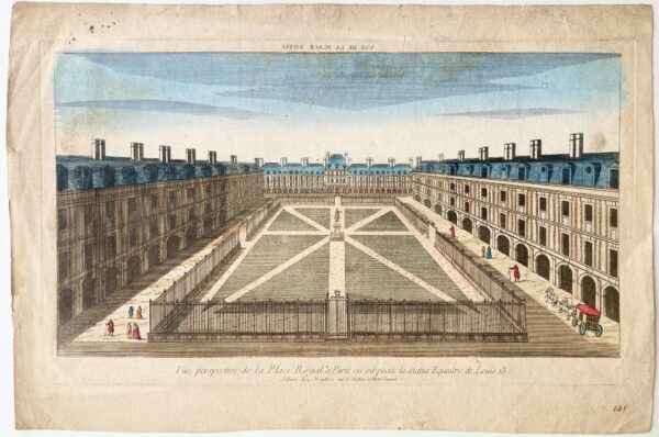 MONDHARE éditeur à Paris - Vue perspective de la Place Royal (sic)