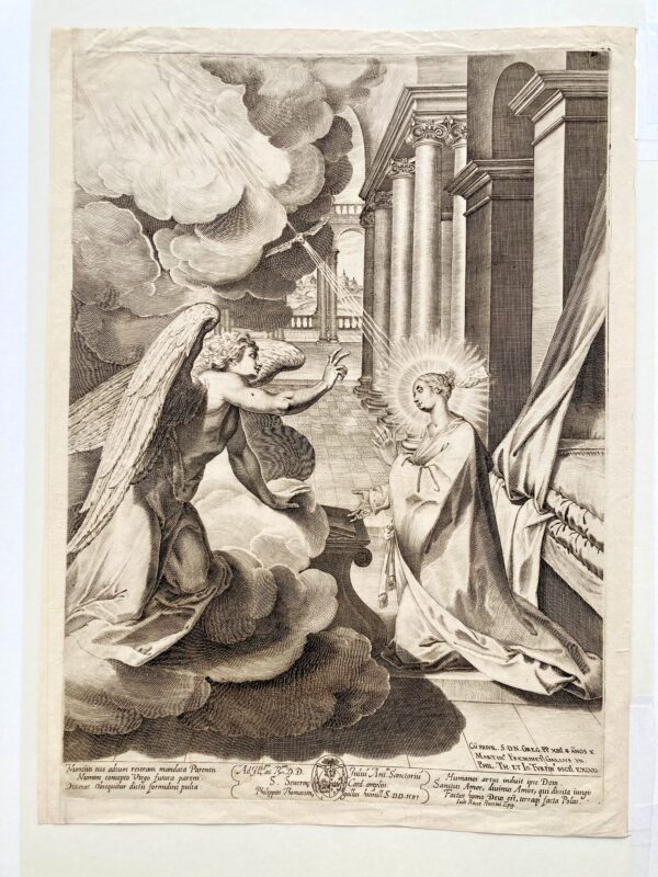 Philippe THOMASSIN - L'Annonciation, 1591
