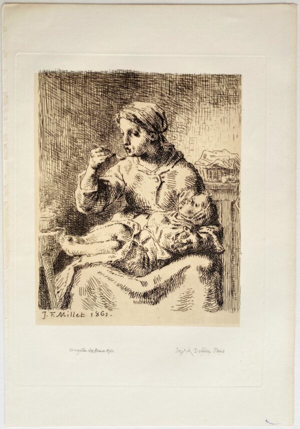 Jean-François MILLET - La Bouillie, 1861