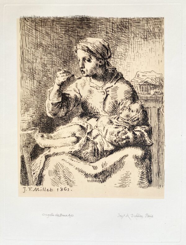Jean-François MILLET - La Bouillie, 1861