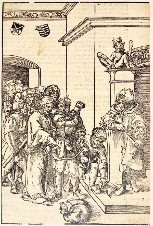 Lucas CRANACH l'Ancien - Le Christ devant Anne, 1509