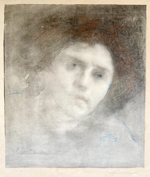 Eugène CARRIÈRE - Madame Eugène Carrière (grande planche), 1893