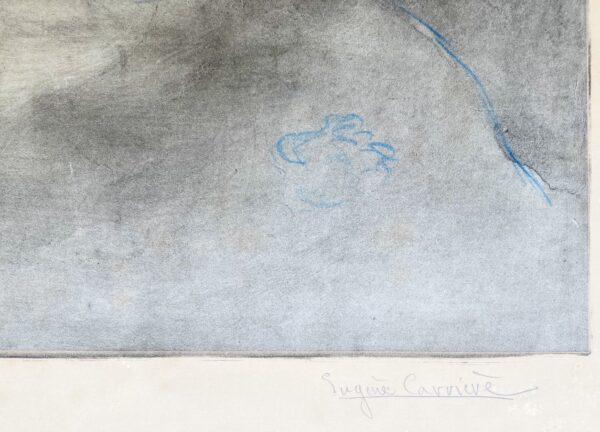 Eugène CARRIÈRE - Madame Eugène Carrière (grande planche), 1893
