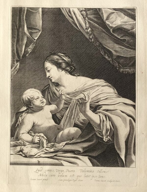Pierre DARET - La Vierge et l'Enfant, 1640