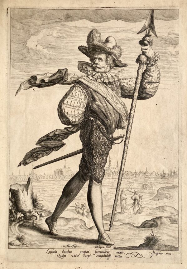 Jacob de GHEYN II - Lieutenant avec une pique, 1589