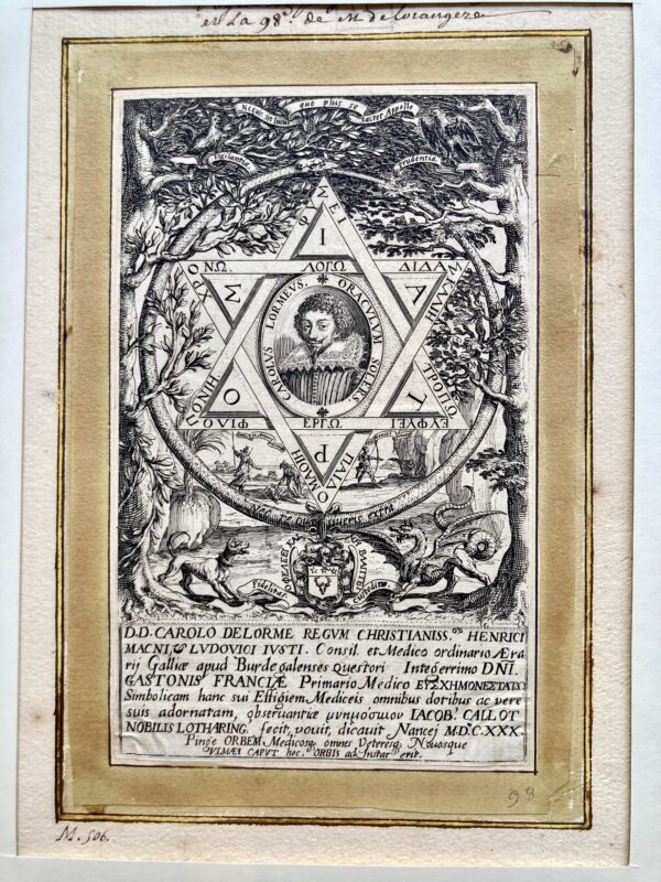 Jacques CALLOT - Portrait de Charles Delorme, 1630