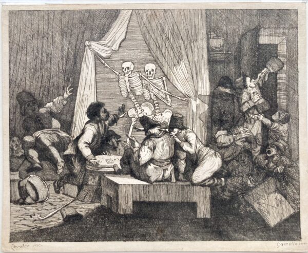 Jacques de LAVALLÉE - (Le cabaret des vices), 1779