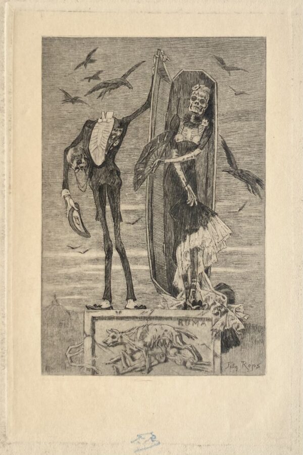 d'après Félicien ROPS - Le vice suprême, 1884