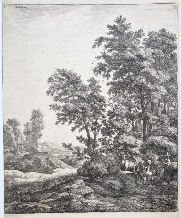 Anthonie WATERLOO - Mercure et Argus