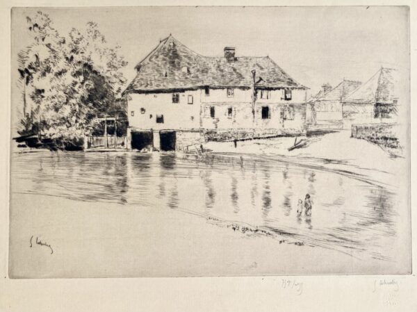 Gustave LEHEUTRE - Le Moulin de Baires, 1926