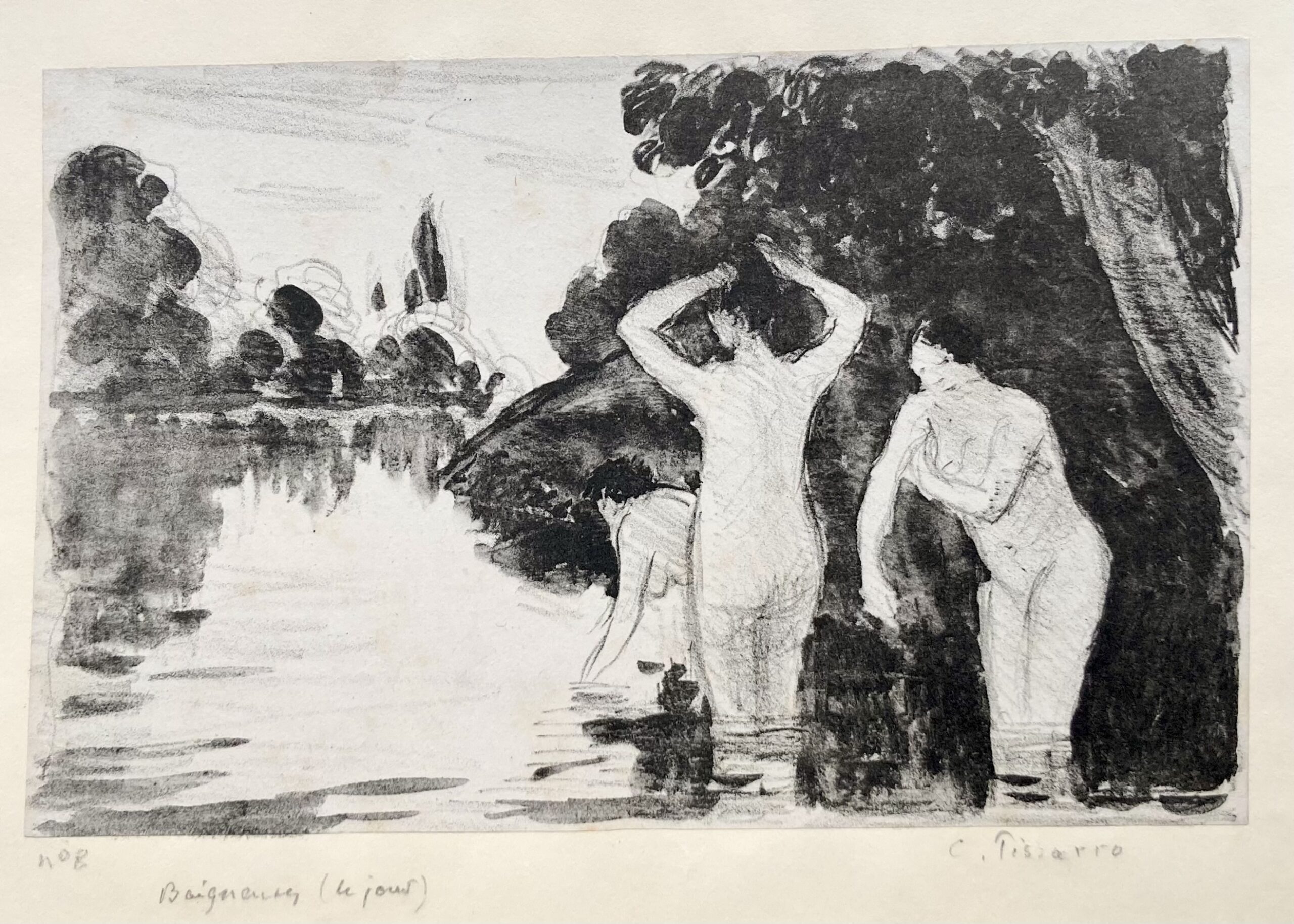 Camille PISSARRO - Baigneuses (le jour), vers 1895
