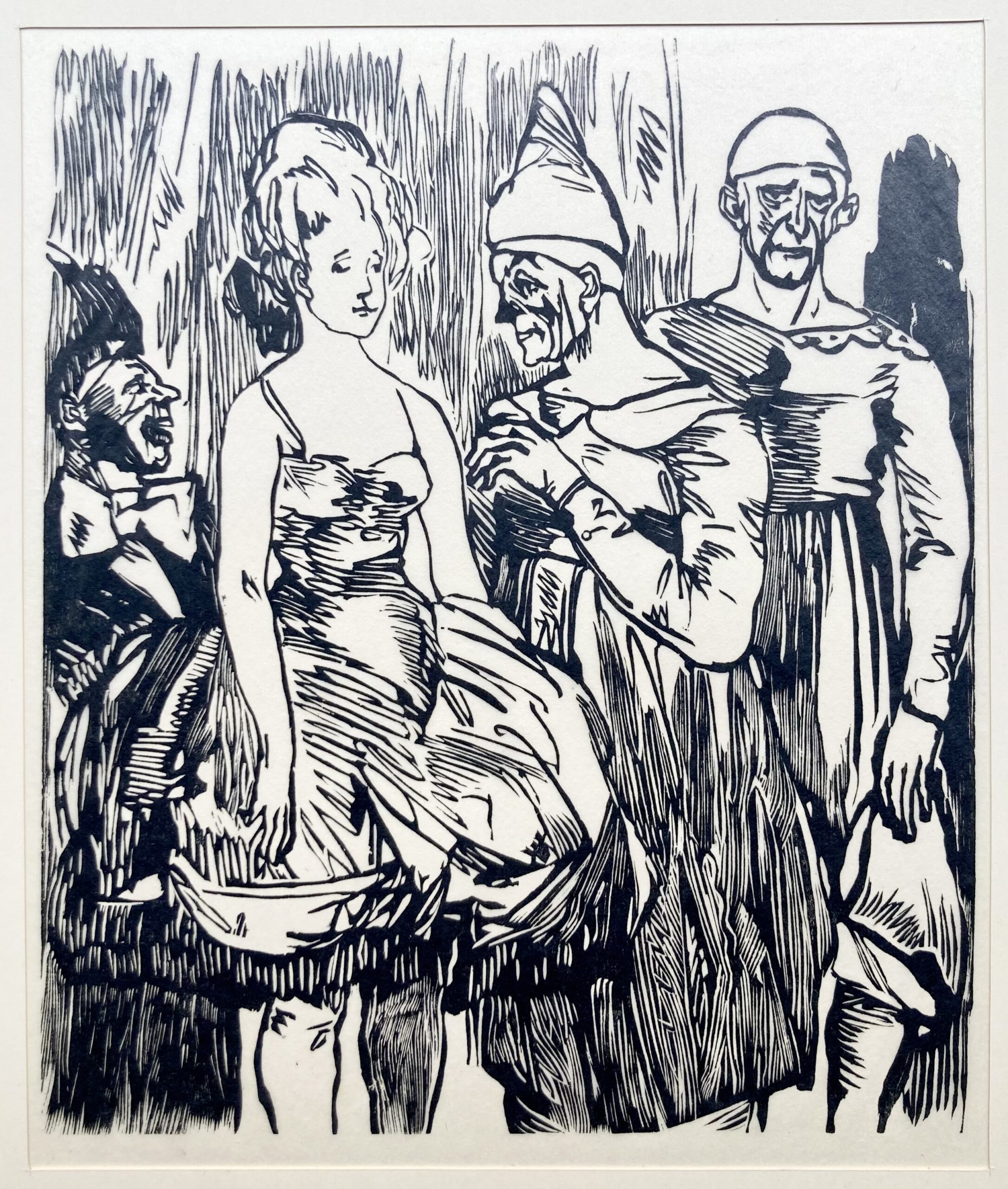 Bernard NAUDIN - "Six bois composés et gravés au canif par Bernard Naudin", 1920