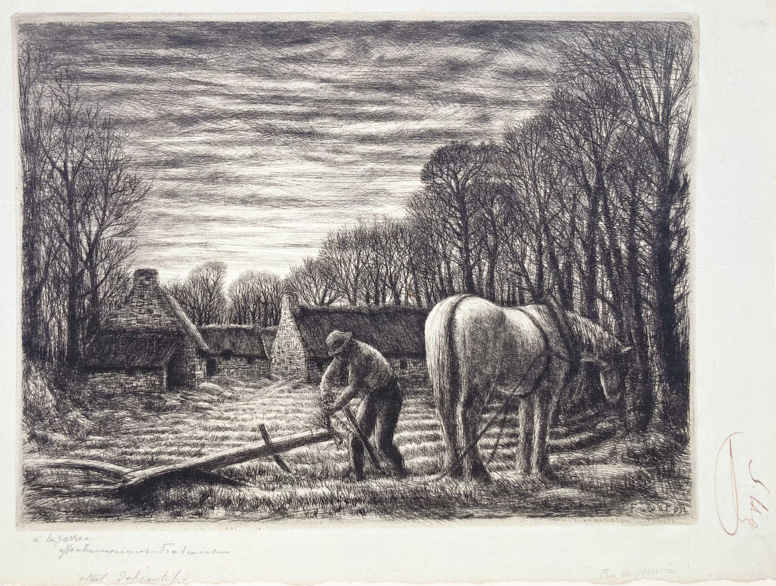 Jean FRÉLAUT - Fin de journée, 1932