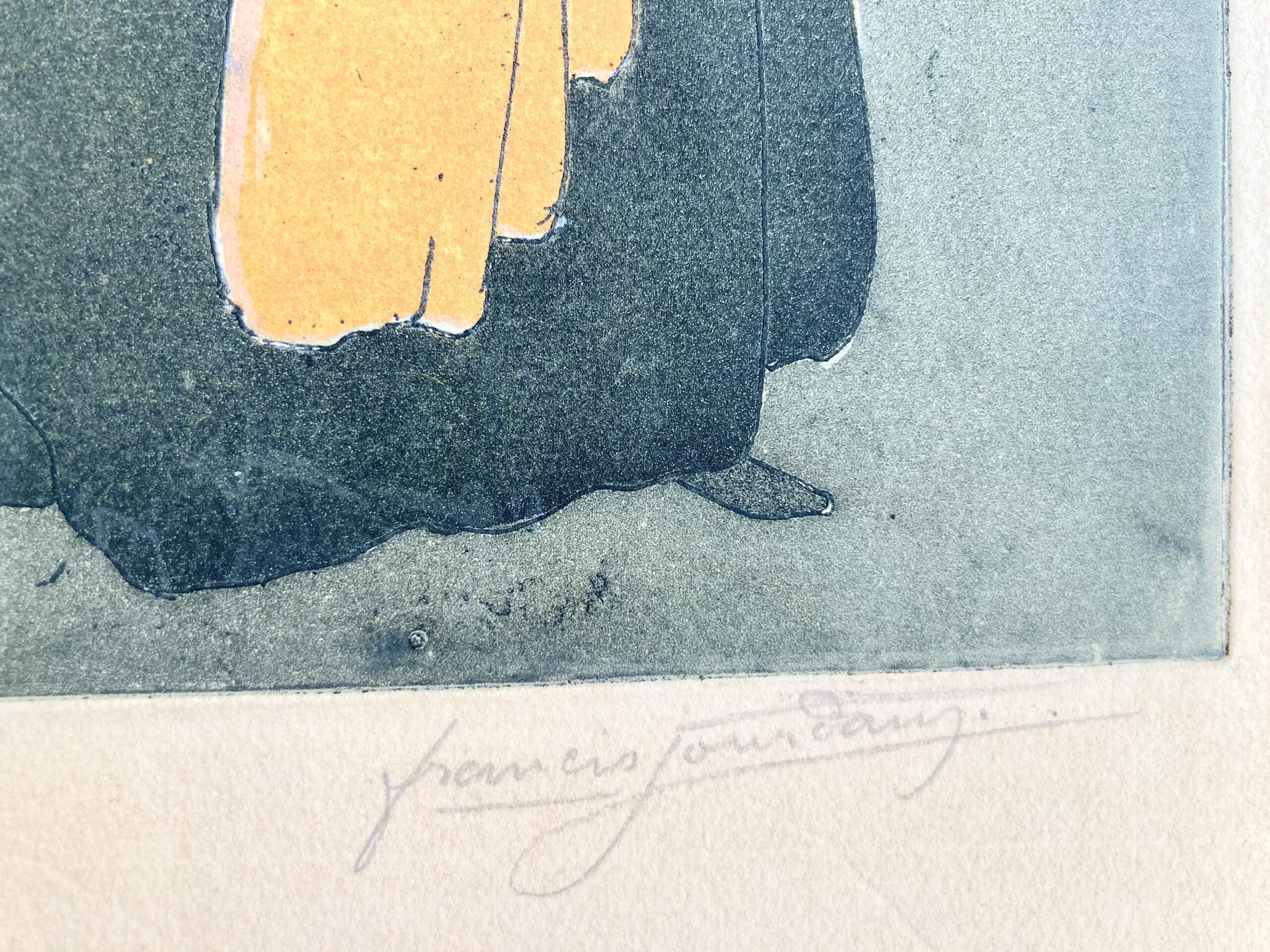 Francis JOURDAIN - Woman in a wide-brimmed hat holding a fan in a landscape, ca 1900