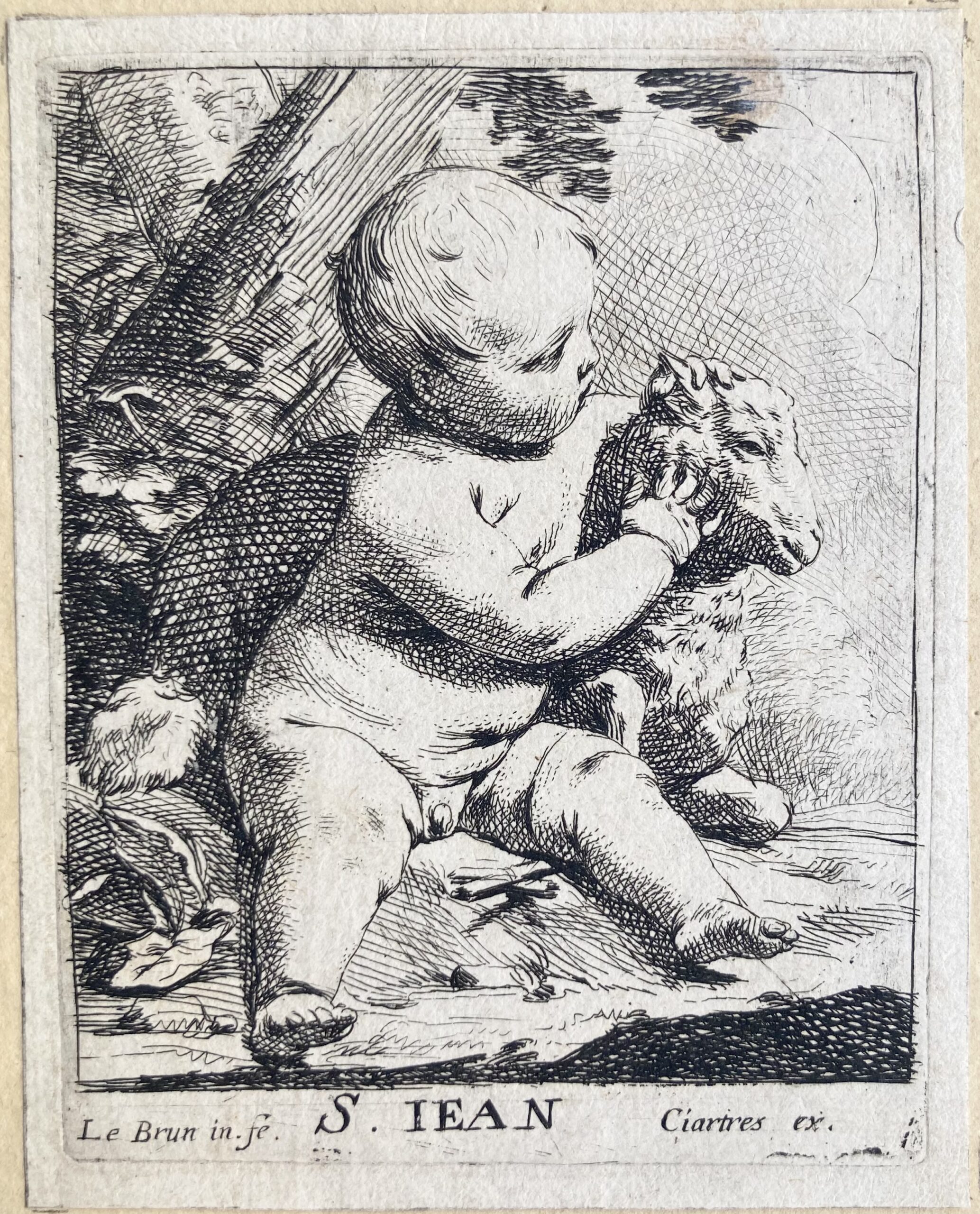 Charles LE BRUN - Le petit saint Jean Baptiste