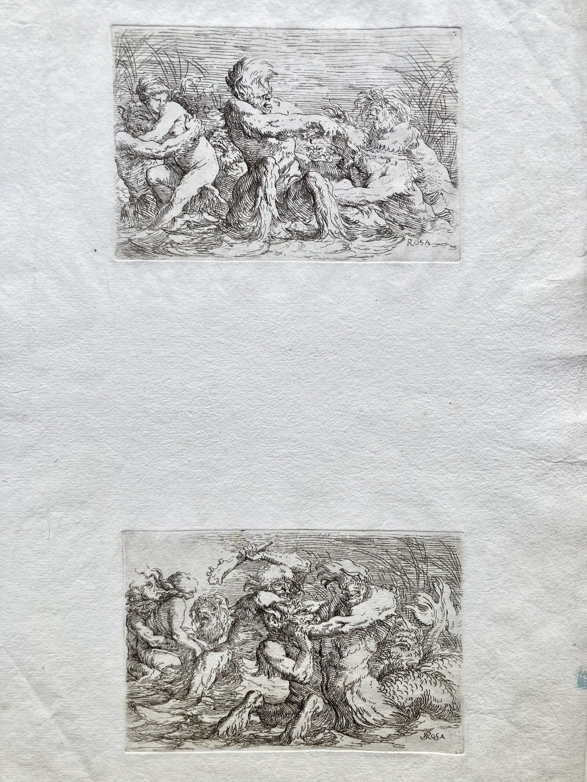 Salvator ROSA - Batailles de tritons, ca 1660-1661