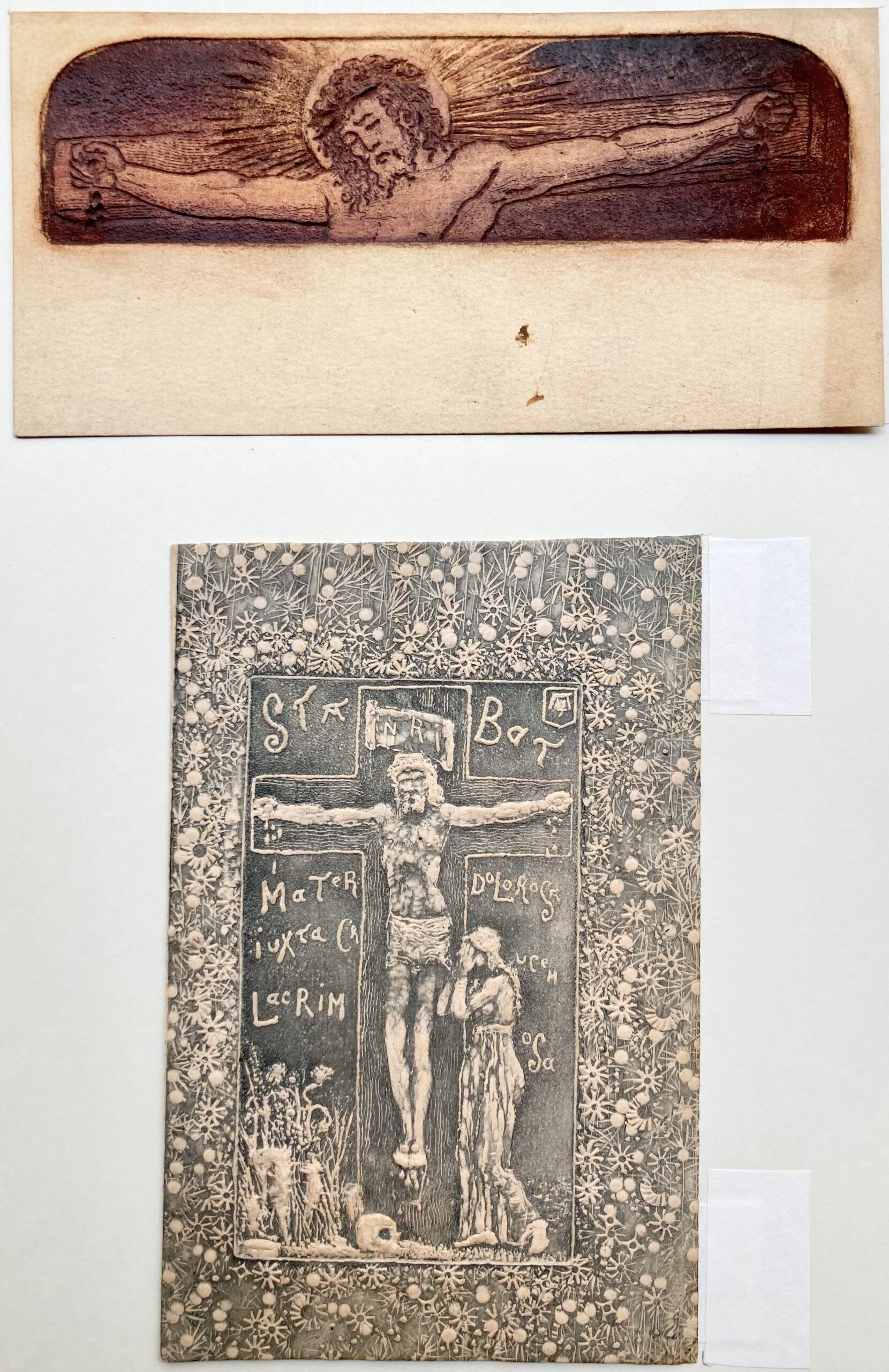Arthur Henri LEFORT des YLOUSES - Le Christ en croix - Stabat Mater, ca 1897
