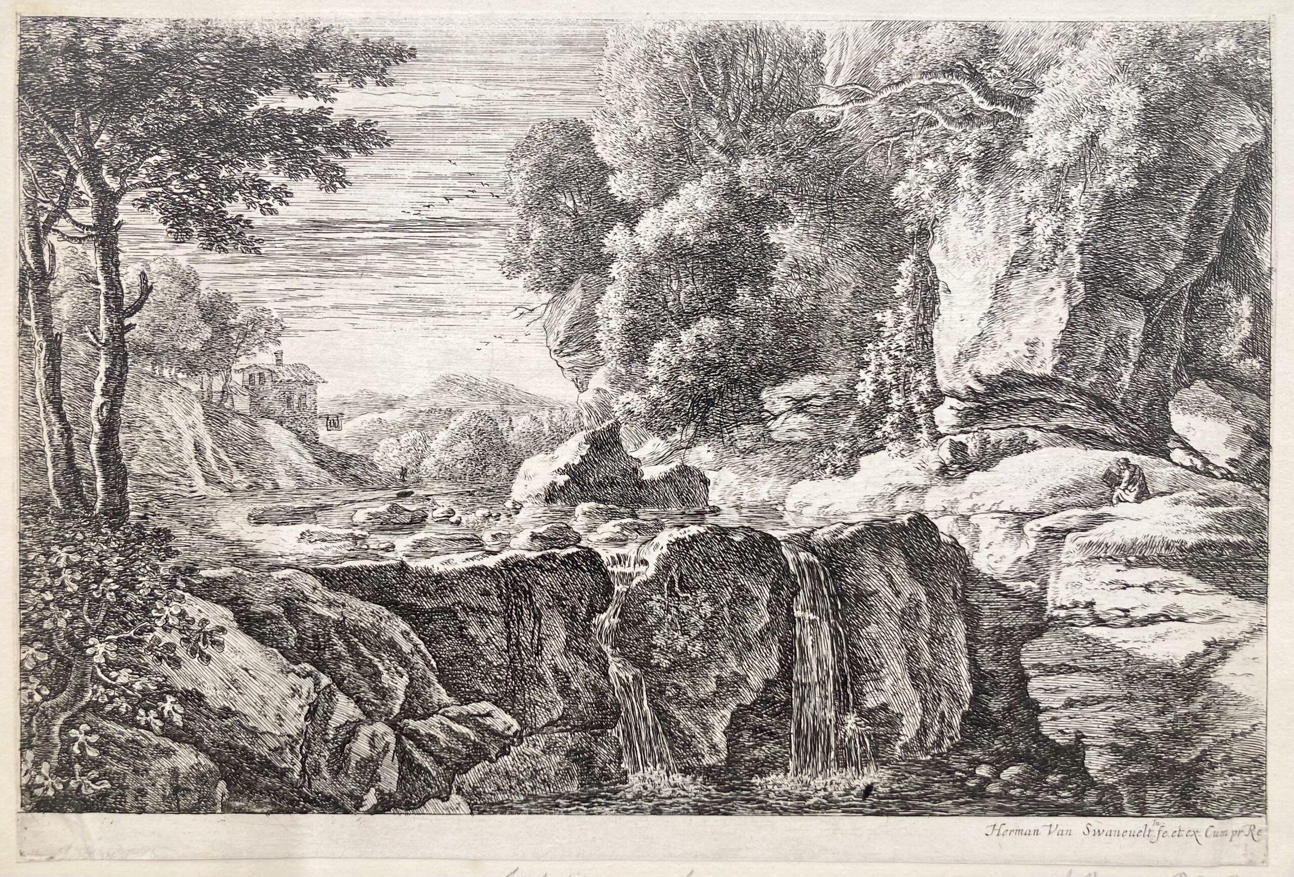Herman van SWANEVELT - La petite cascade