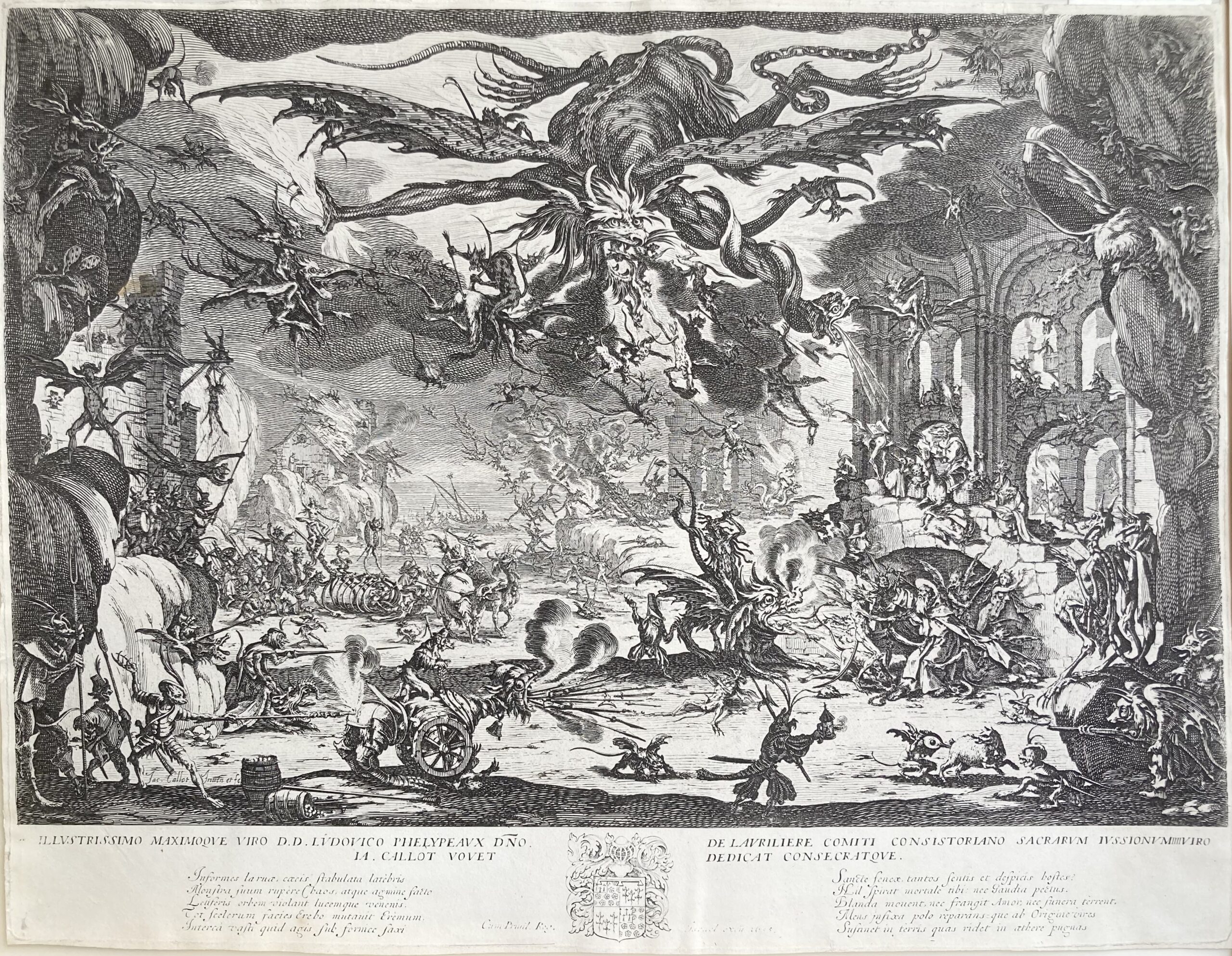 Jacques CALLOT - La tentation de saint Antoine, 1635