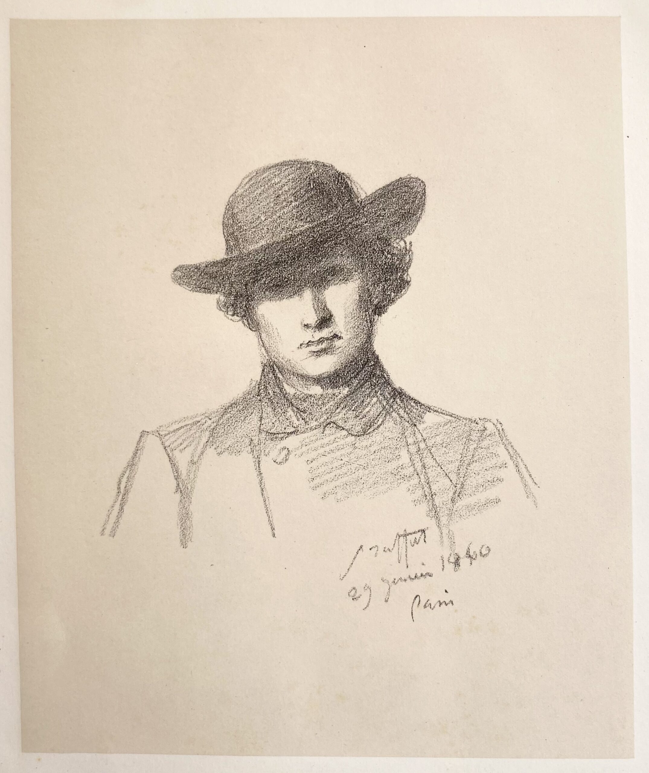 Auguste RAFFET - Auguste Raffet son fils, 1860
